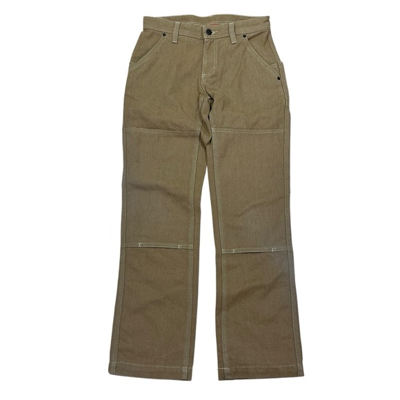 Patagonia Iron Forge Double Knee Pants Womens 30x31 Brown Hemp Blend Workwear - Picture 1 of 10